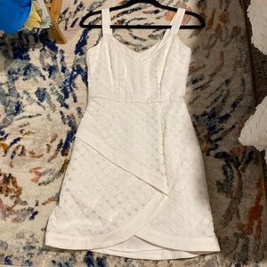White mini dress
